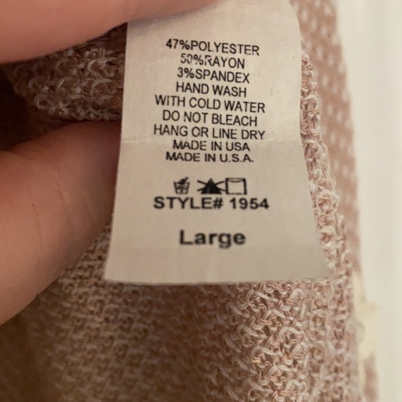 Mauve and Cream Entro Top - Picture 4 of 7